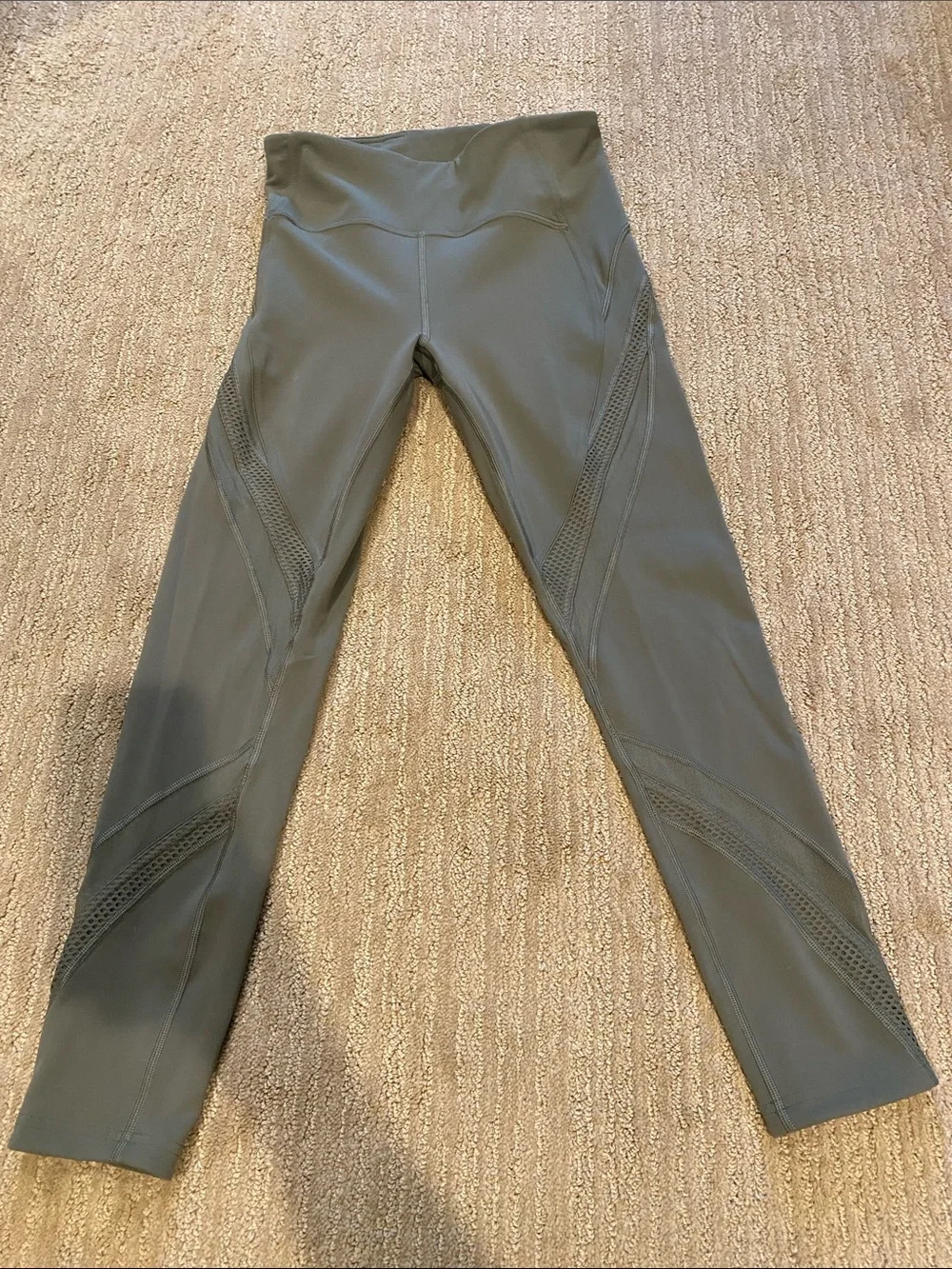 lululemon athletica Olive Green High-Waist Leggings